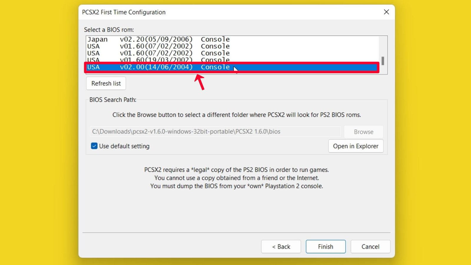 Step 24 Select latest version BIOS rom.