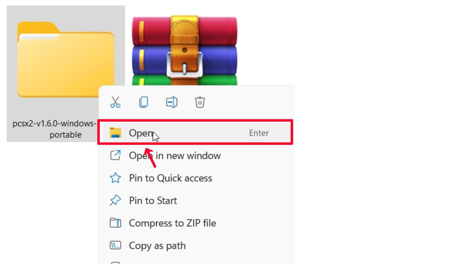 Step 5 Open extracted folder.