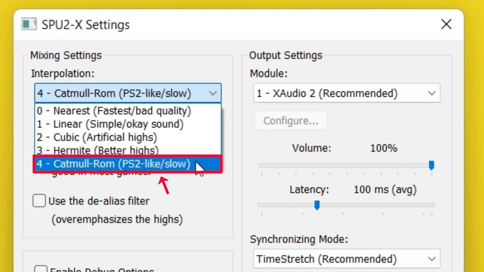 Step 65 Interpolation 4 Catmull Rom PS2 like slow