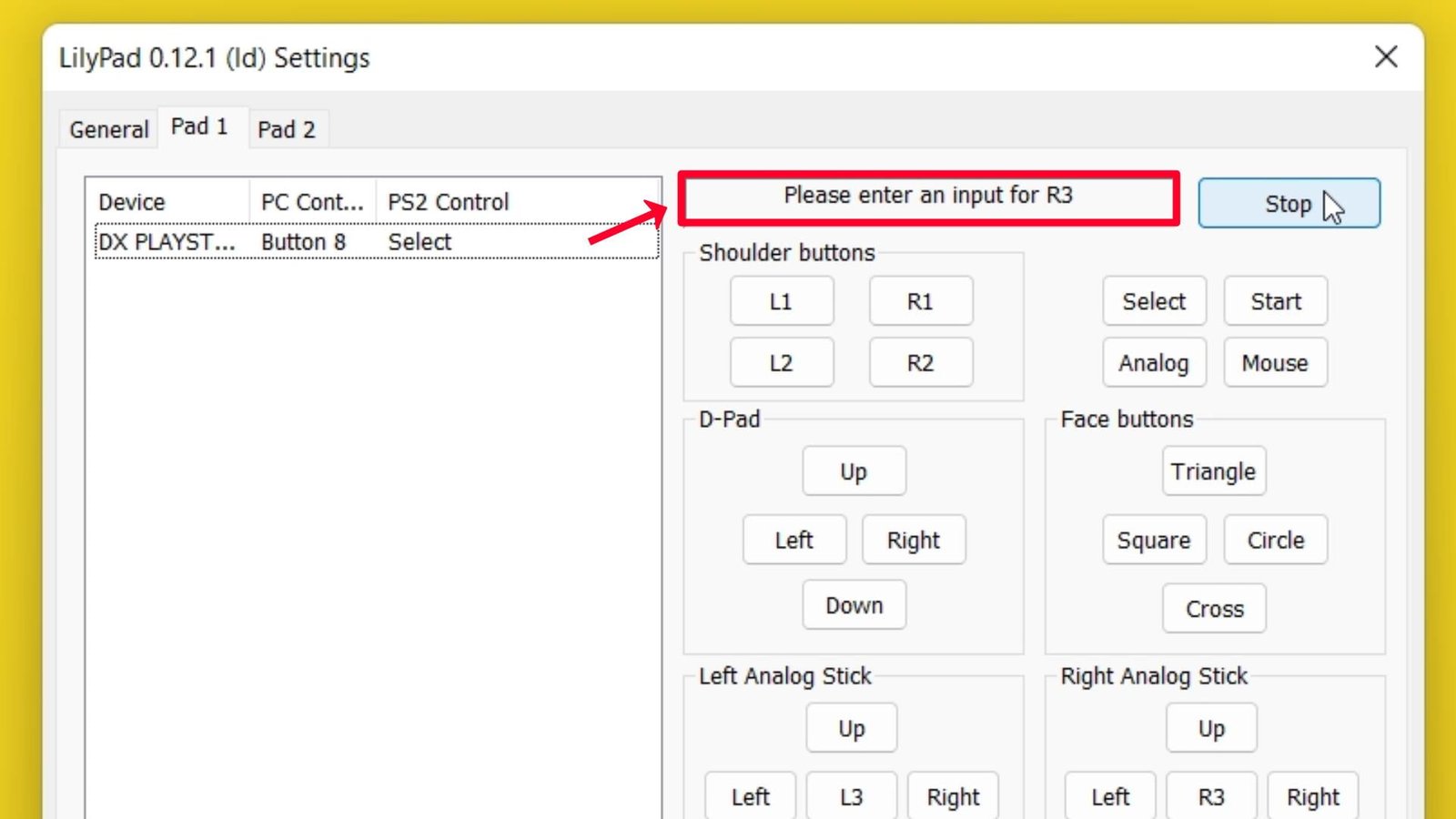 Step 79 Configure and Add Gamepad to your PCSX2.