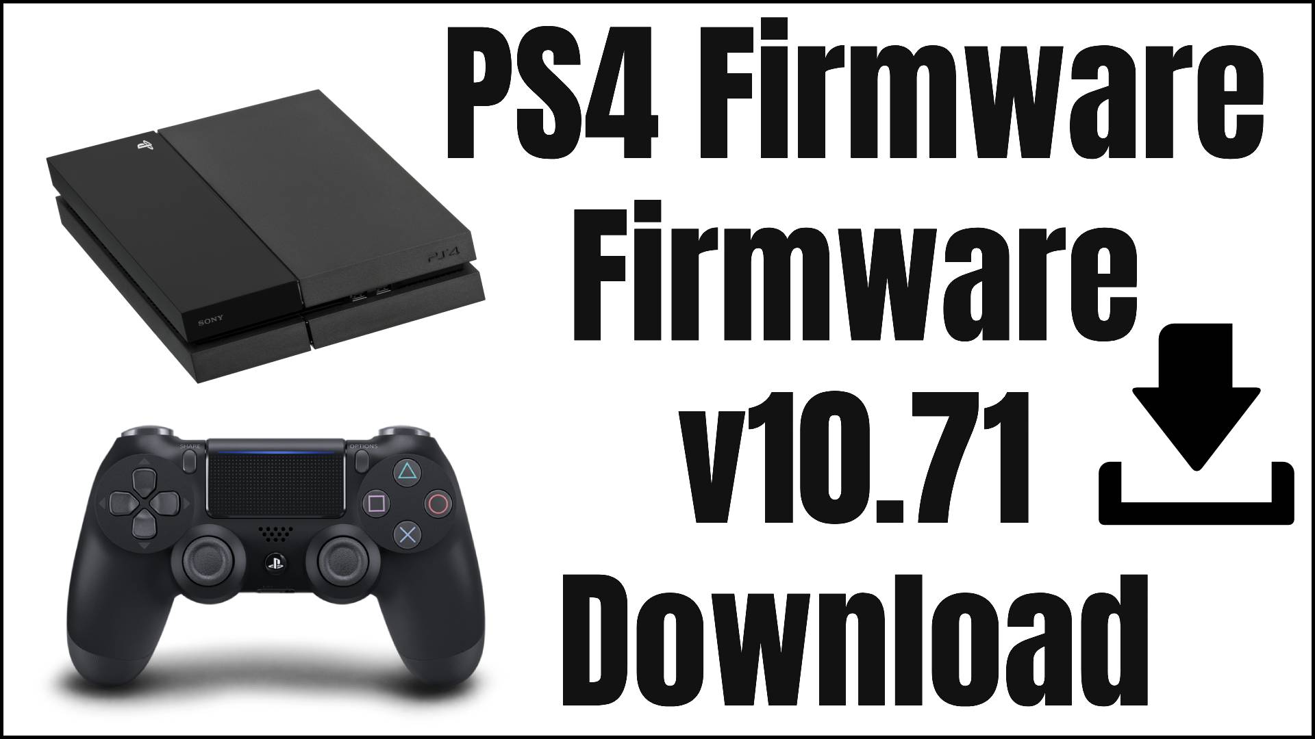 PS4 Firmware 10.71 Download