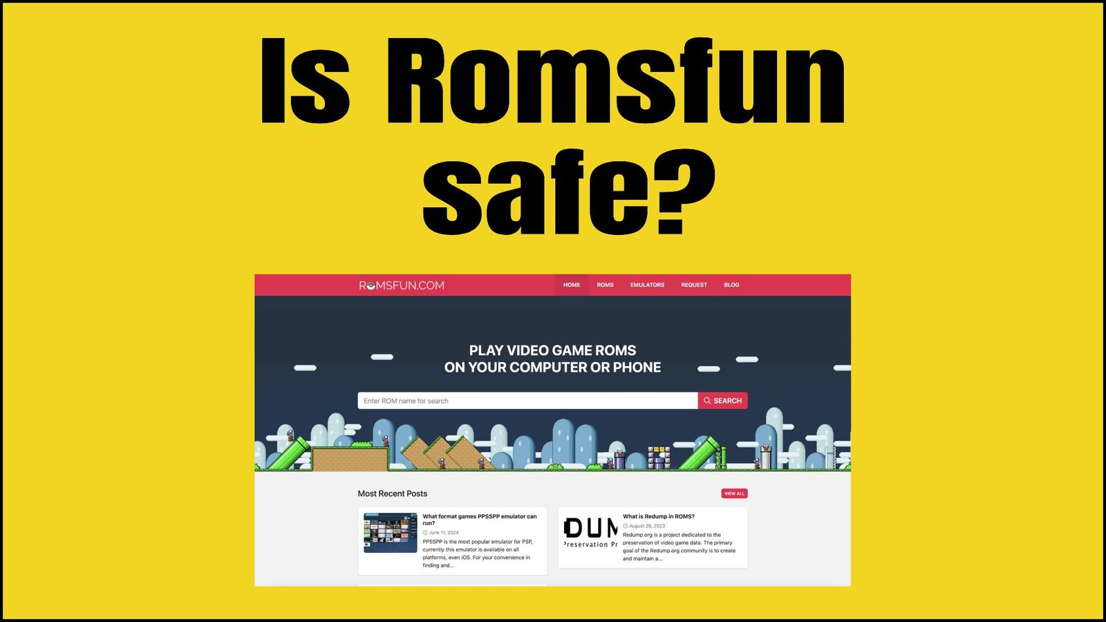 Is RomsFun safe